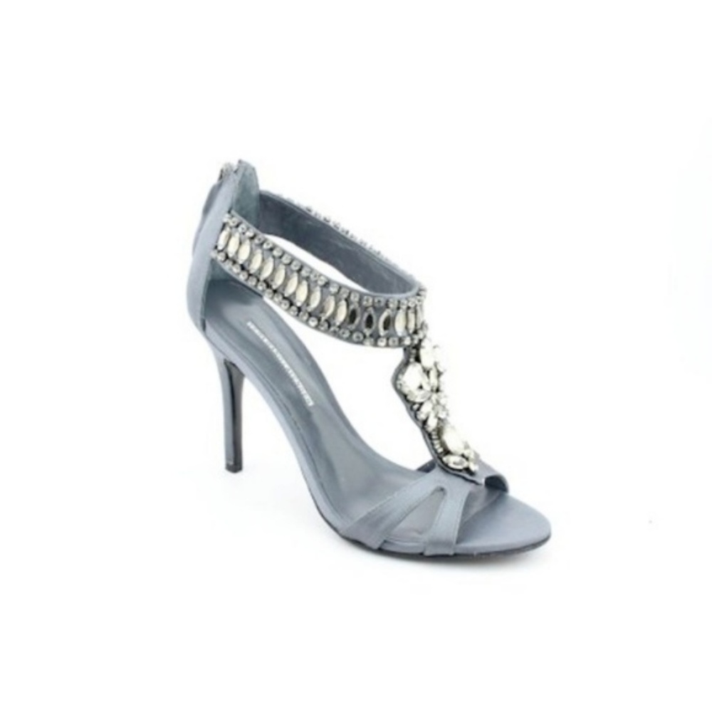 VERA WANG Haylee CRYSTAL HEELS SANDALS NEW rhinestone 9